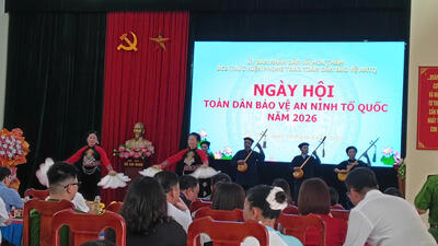 Xã Hoa Thám tổ chức Ngày hội Toàn dân bảo vệ An ninh Tổ quốc năm 2026