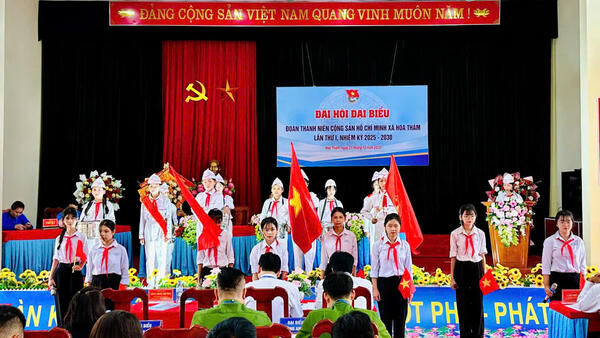 ĐẠI HỘI ĐẠI BIỂU ĐOÀN TNCS HỒ CHÍ MINH XÃ HOA THÁM LẦN THỨ I, NHIỆM KỲ 2025 – 2030