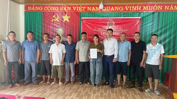 Xã Hoa Thám ra mắt Tổ hội Nông dân nghề nghiệp trồng và chăm sóc cây Quế, Mỡ; giải ngân 1 tỷ đồng Quỹ Hỗ trợ Nông dân