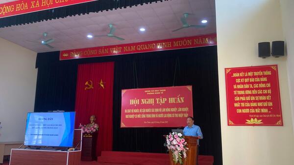 Hội nghị tập huấn rà soát hộ nghèo, hộ cận nghèo xác định hộ làm nông nghiệp, lâm nghiệp, ngư nghiệp có mức sống trung bình và người lao động có thu nhập thấp