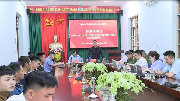 Hội nghị đối thoại về công tác tái hòa nhập cộng đồng